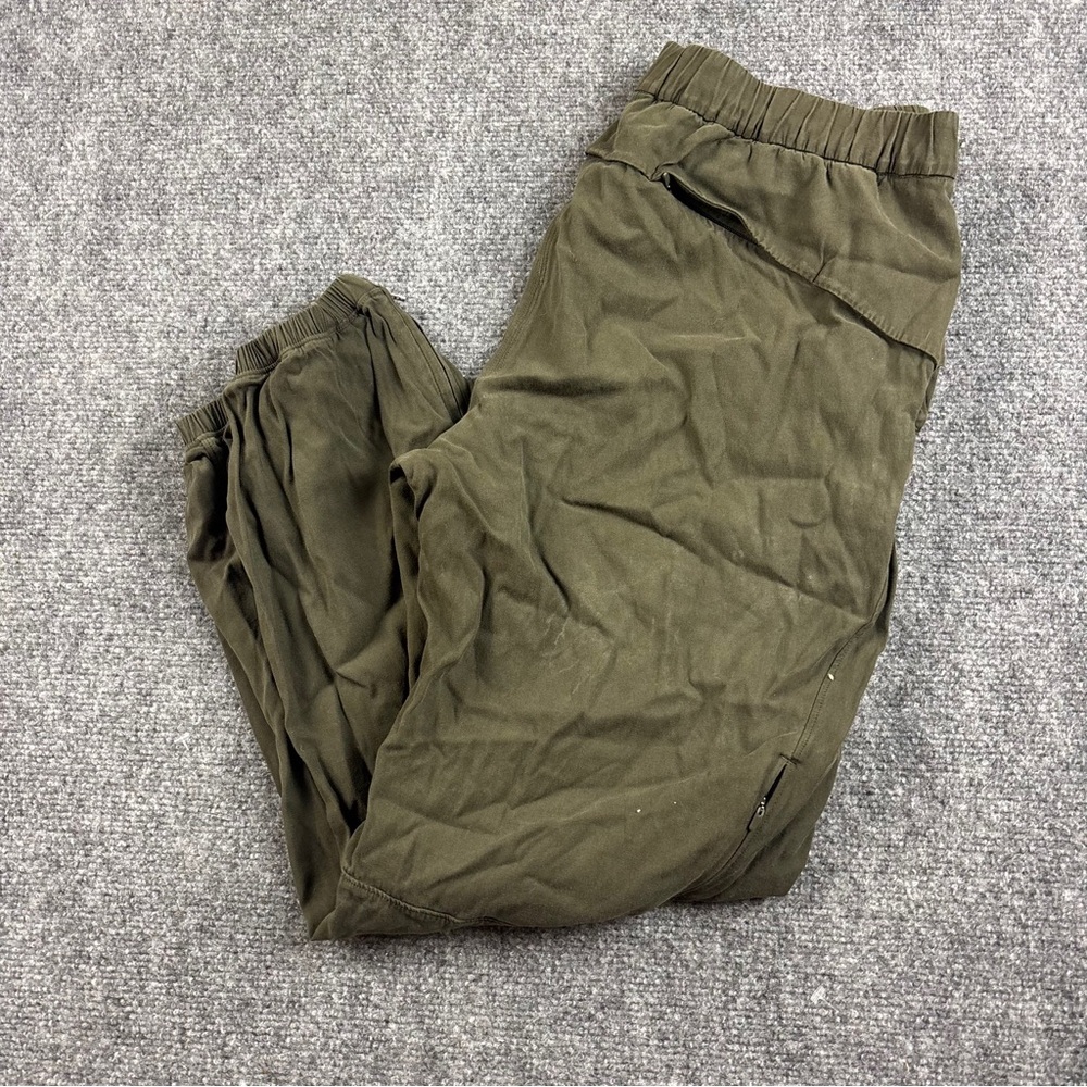 LULULEMON Women’s Essential Affinity Mid-Rise Joggers Dark Olive Green size: 8 - Picture 2 of 11